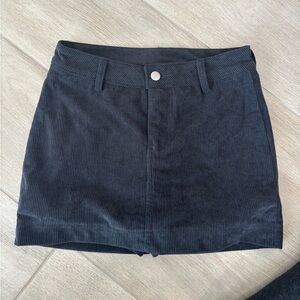 Windsor Charcoal Corduroy Skort